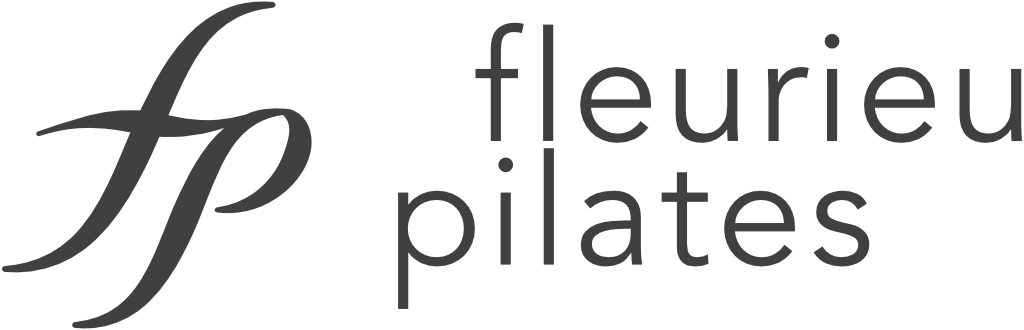 flowy fp in black with fleurieu pilates written next to it